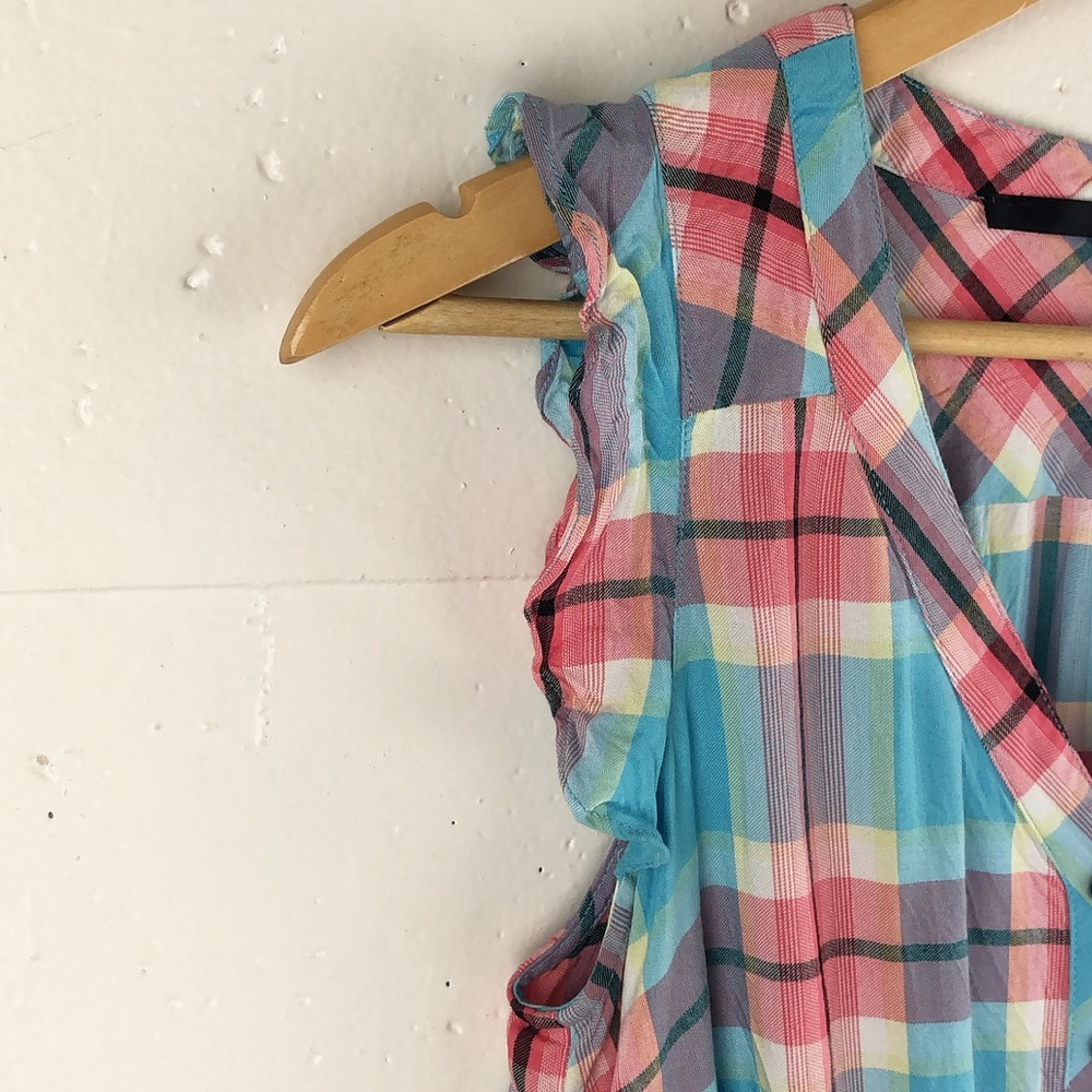 Kensie Plaid Summer Dress - Picture 4 of 9